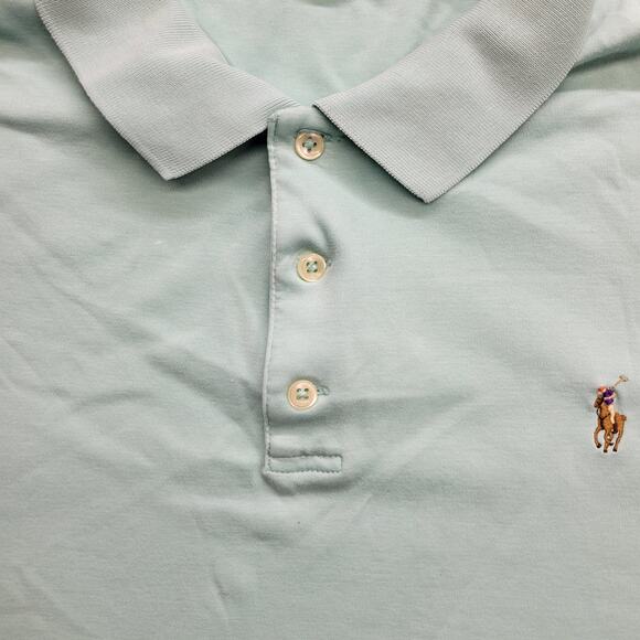 Polo by Ralph Lauren Polo Shirt Men's Size Large Classic Fit Mint Green - Picture 6 of 9